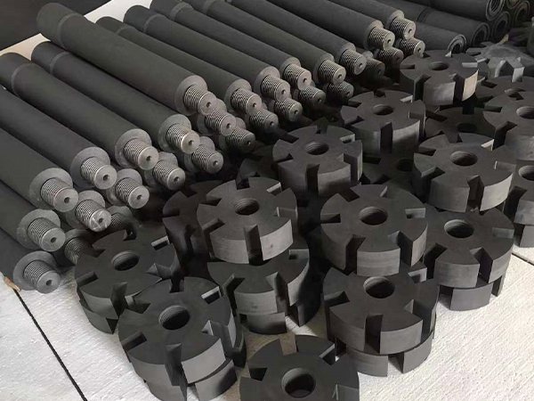 Various kinds of graphite rotor for aluminum degassing