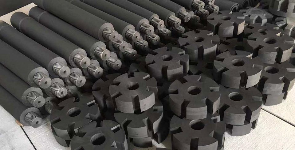 Various kinds of graphite rotors for aluminum degassing