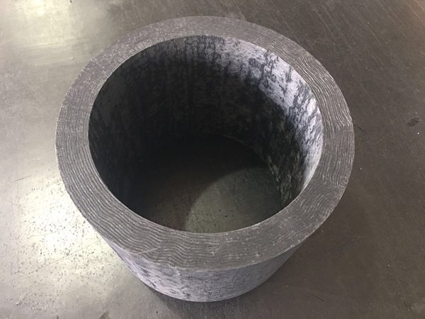 CFC hot press mould is placed on the ground.