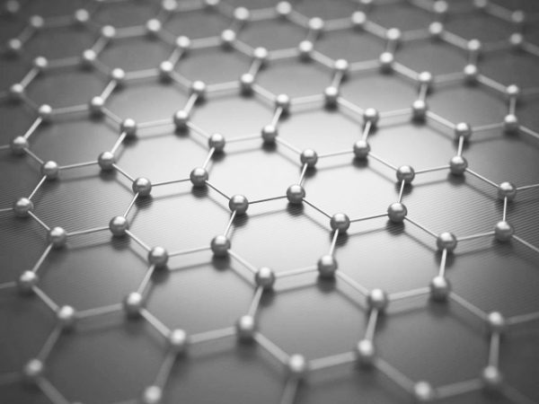 Estructura de grafeno después de la ampliación