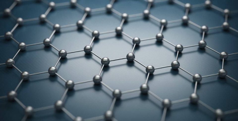 Graphene structure after magnification