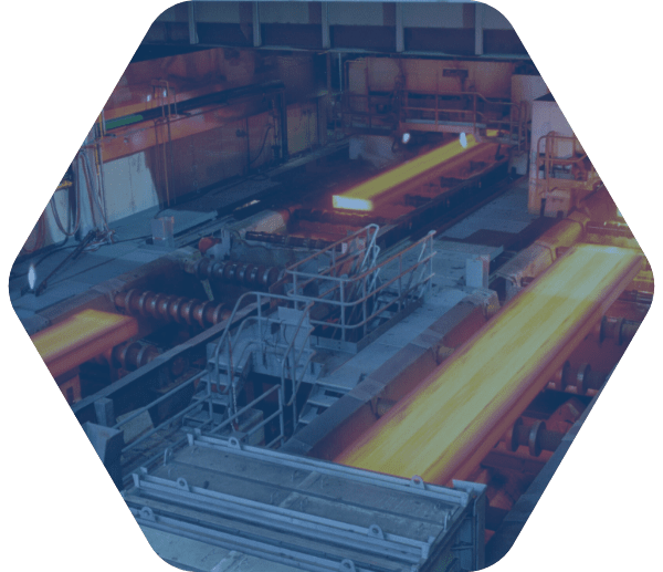 The machine is producing metal sheets.