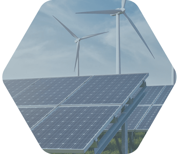 Solar panel and wind-driven generator are displayed.