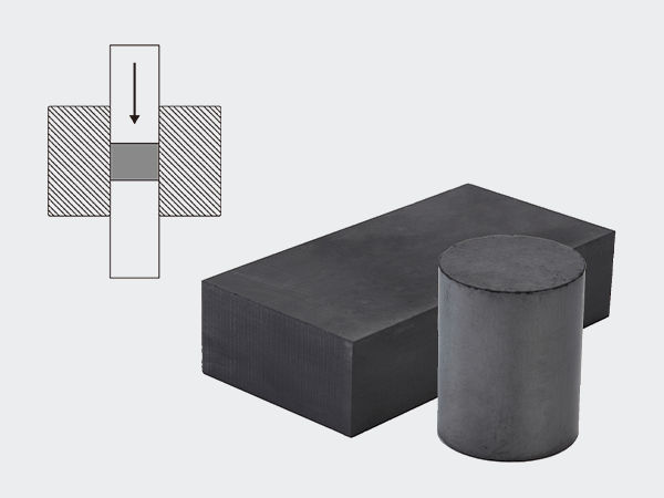 Bloques moldeados de grafito y su proceso de fabricación