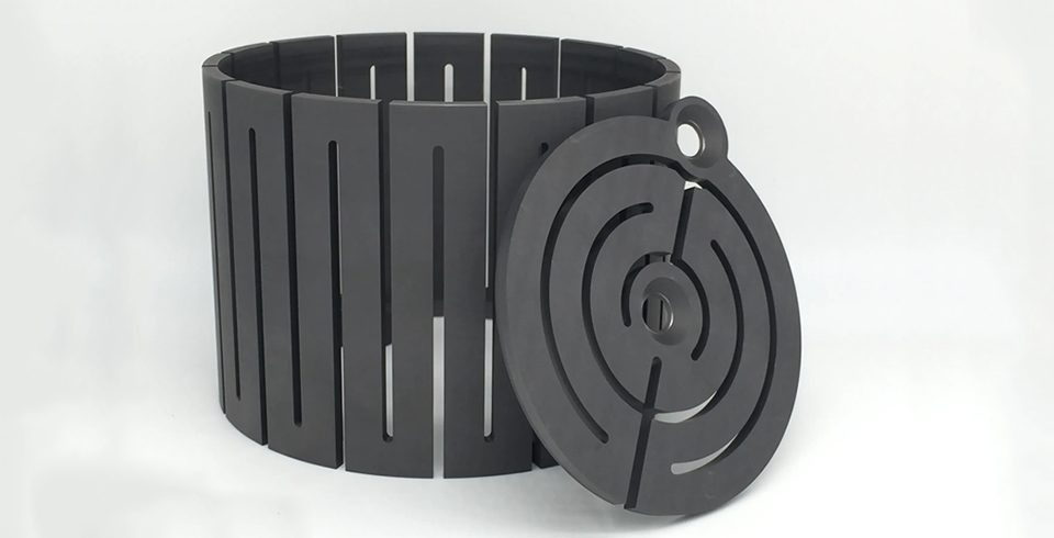 Hot zone graphite parts in different shapes