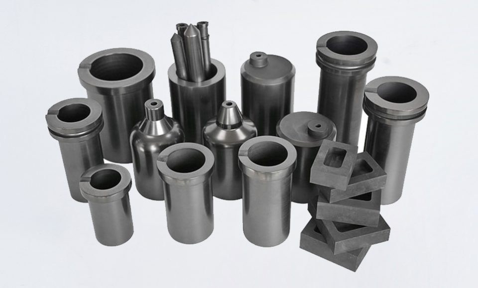 Graphite crucibles in various shapes