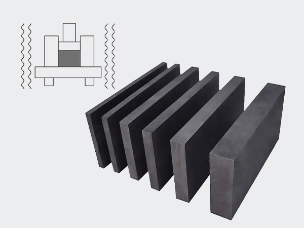 Bloques de grafito vibrado y su proceso de fabricación